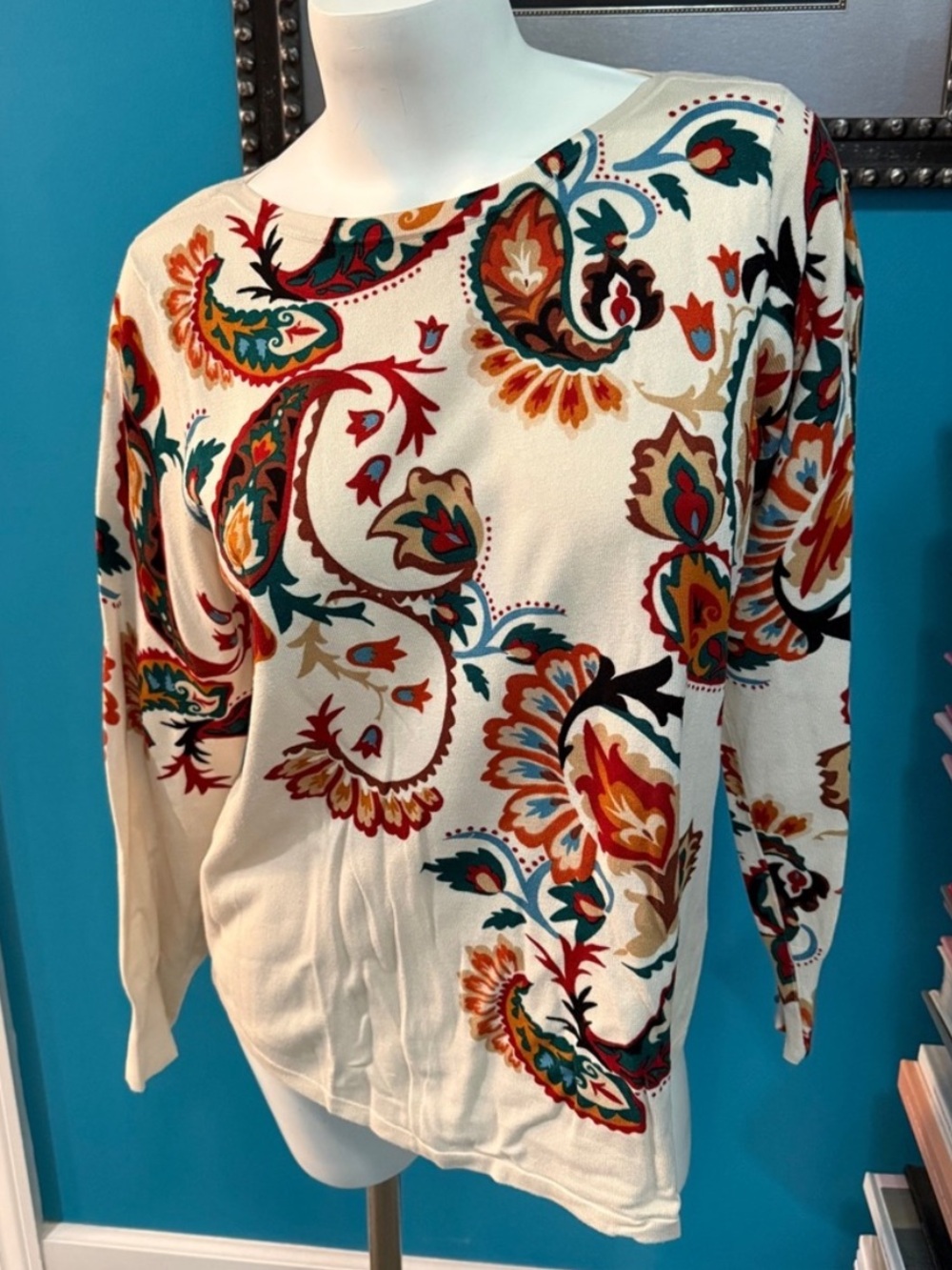 Chicos sweater size 2/large